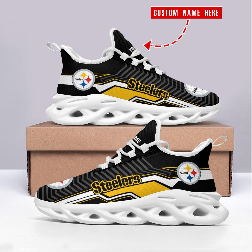 Ideafootwear Pittsburgh Steelers Max Soul Shoes Sneakers For Men And Women 109