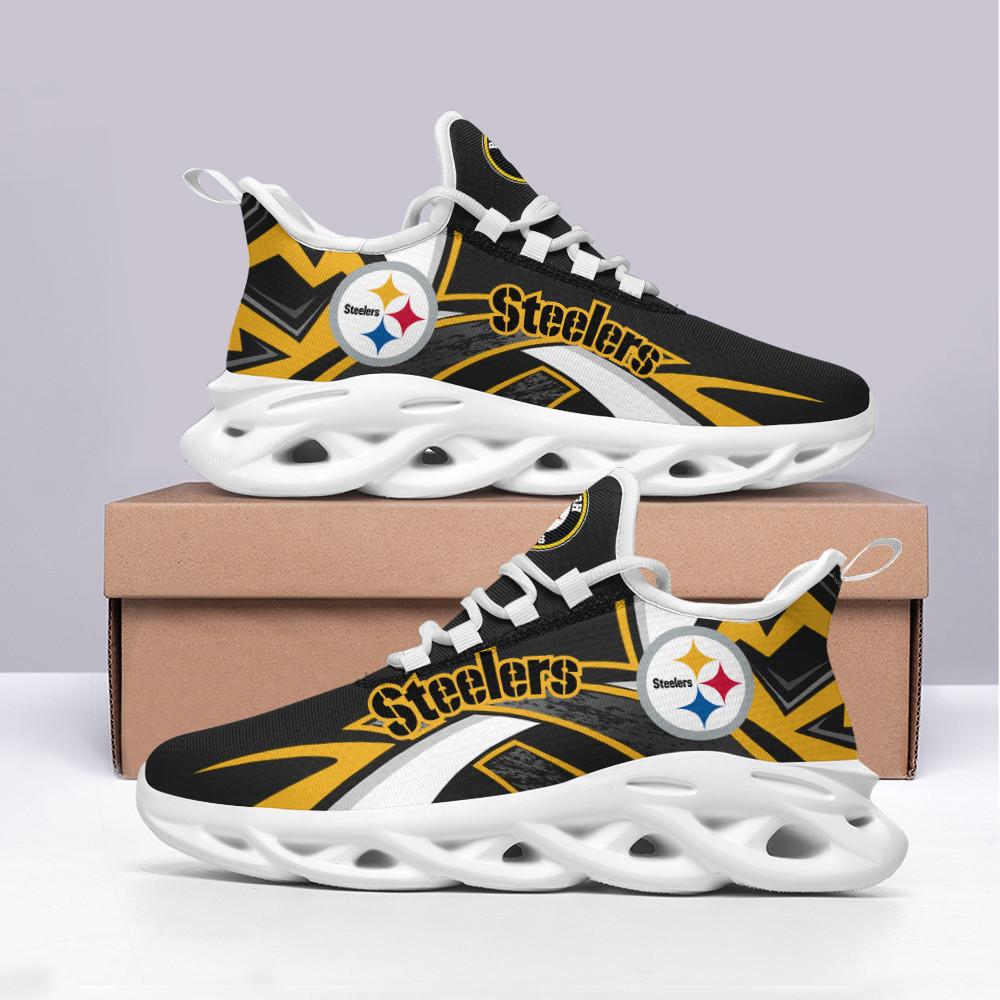 Ideafootwear Pittsburgh Steelers Max Soul Shoes Sneakers For Men And Women 69