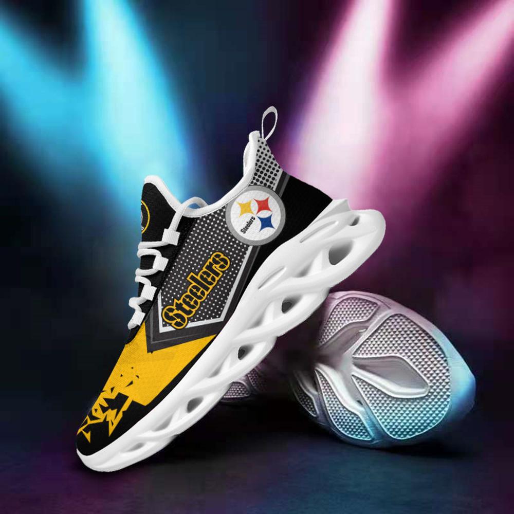 Ideafootwear Pittsburgh Steelers Max Soul Shoes Sneakers For Men And Women 99