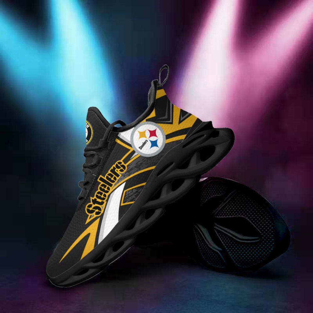 Ideafootwear Pittsburgh Steelers Max Soul Shoes Sneakers For Men And Women 69