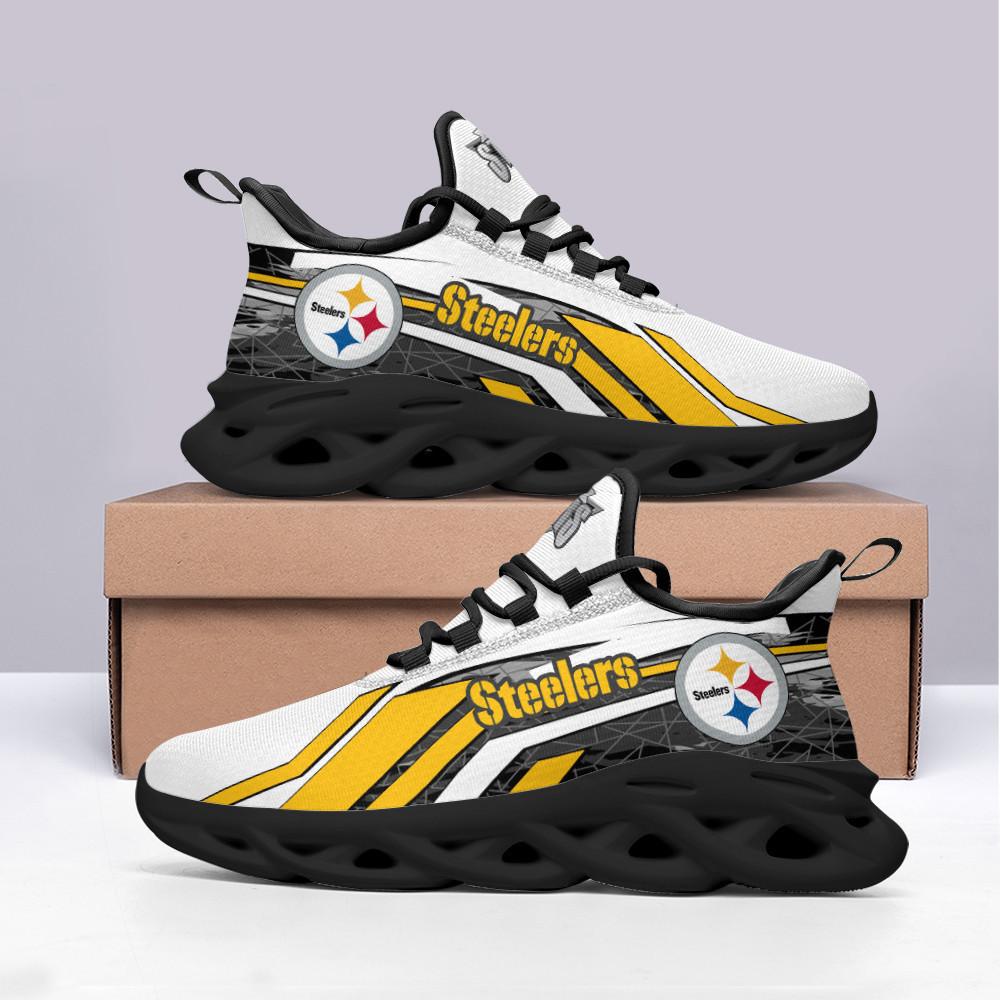 Ideafootwear Pittsburgh Steelers Max Soul Shoes Sneakers For Men And Women 68