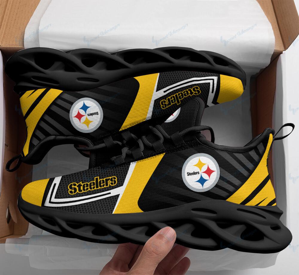 Ideafootwear Pittsburgh Steelers Max Soul Shoes Sneakers For Men And Women 61