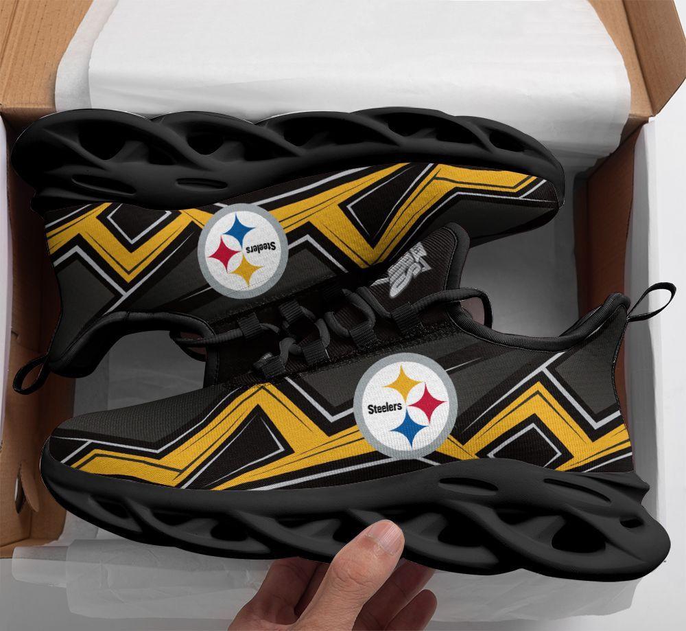 Ideafootwear Pittsburgh Steelers Max Soul Shoes Sneakers For Men And Women 33