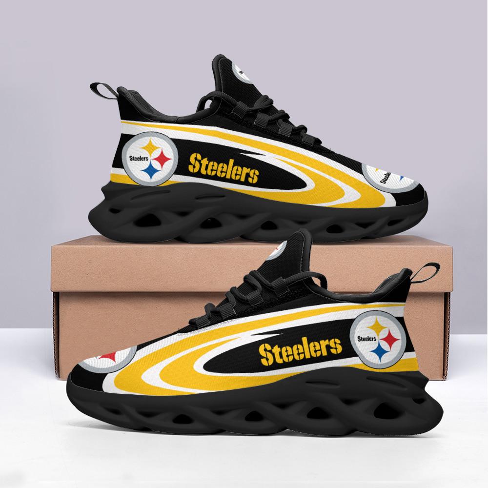 Ideafootwear Pittsburgh Steelers Max Soul Shoes Sneakers For Men And Women 47