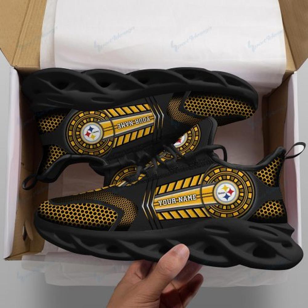 Ideafootwear Pittsburgh Steelers Max Soul Shoes Sneakers For Men And Women 131