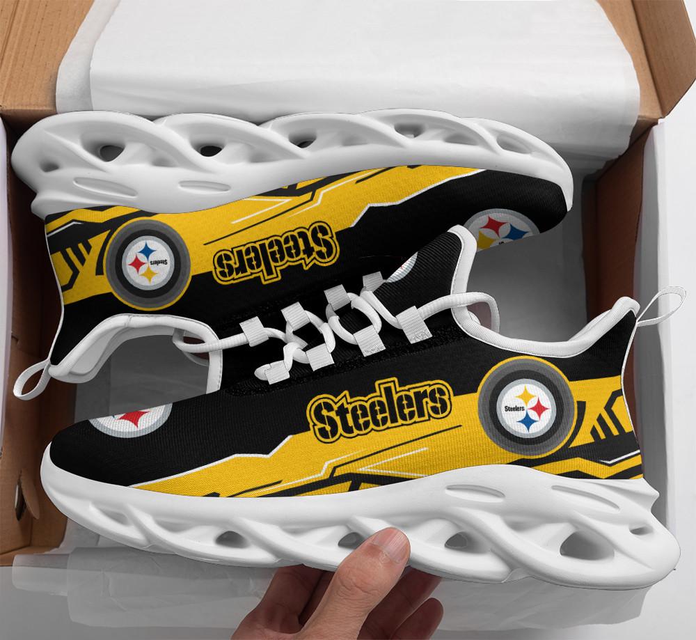 Ideafootwear Pittsburgh Steelers Max Soul Shoes Sneakers For Men And Women 49