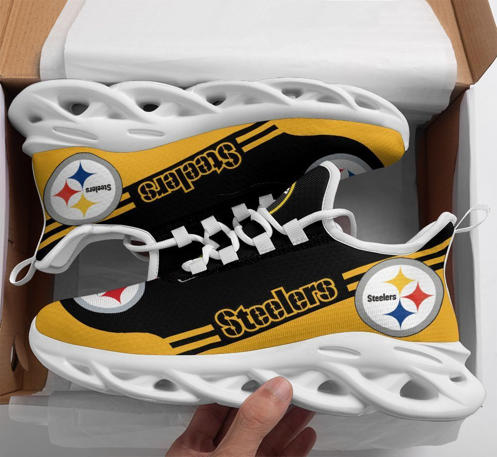 Ideafootwear Pittsburgh Steelers Max Soul Shoes Sneakers For Men And Women 157