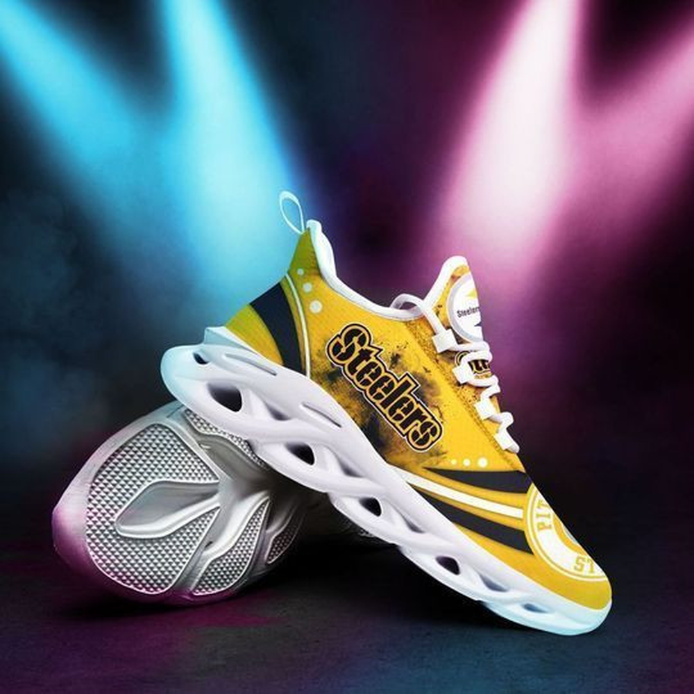 Ideafootwear Pittsburgh Steelers Max Soul Shoes Sneakers For Men And Women 14