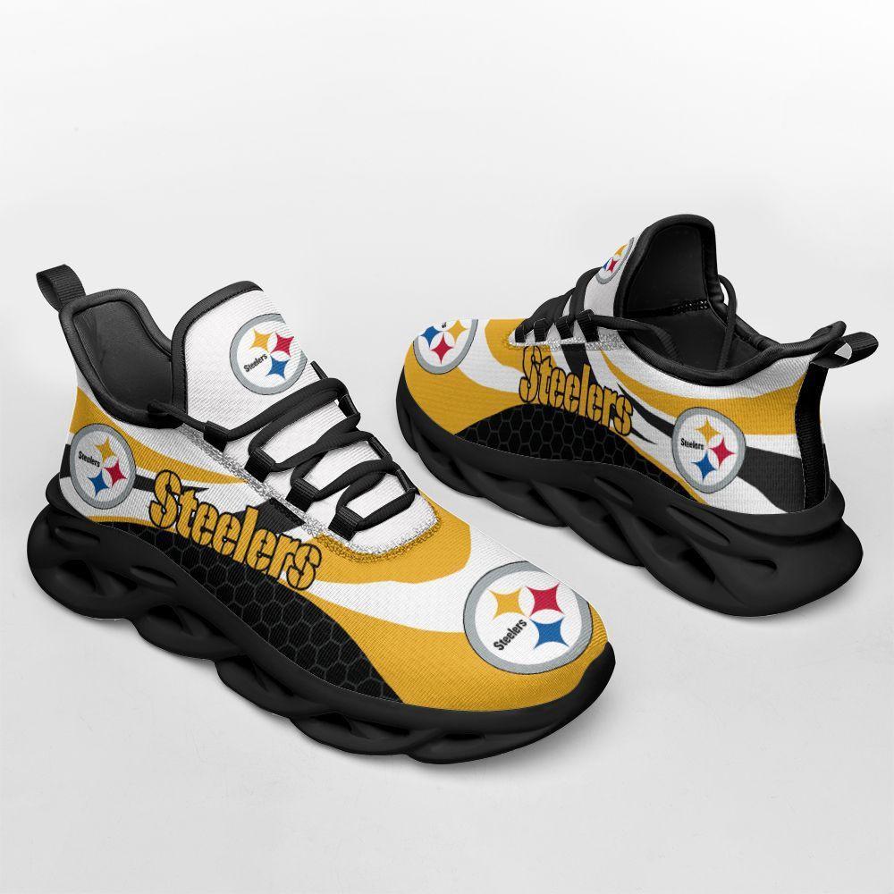 Ideafootwear Pittsburgh Steelers Max Soul Shoes Sneakers For Men And Women 25