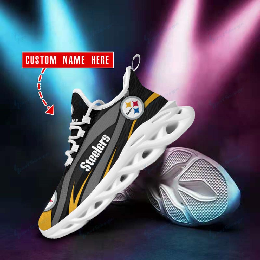 Ideafootwear Pittsburgh Steelers Max Soul Shoes Sneakers For Men And Women 119