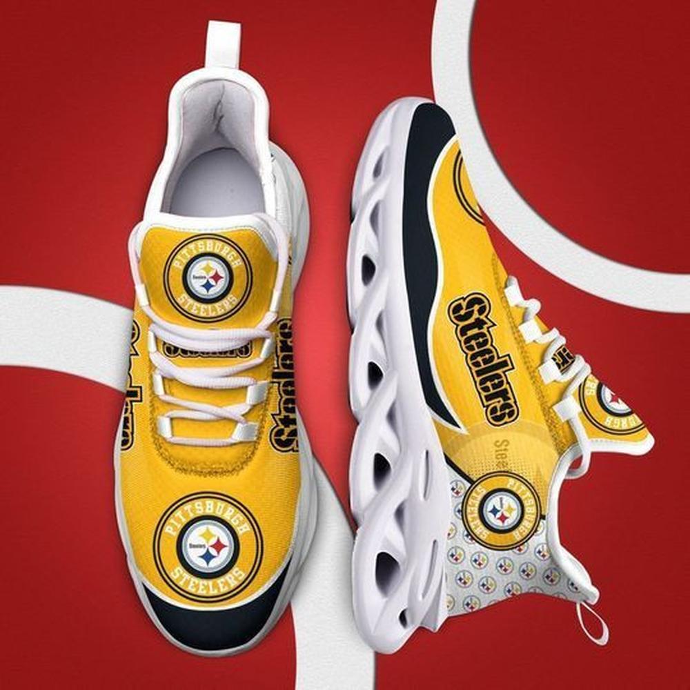 Ideafootwear Pittsburgh Steelers Max Soul Shoes Sneakers For Men And Women 29