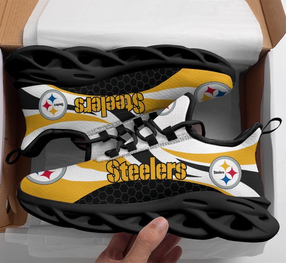 Ideafootwear Pittsburgh Steelers Max Soul Shoes Sneakers For Men And Women 25