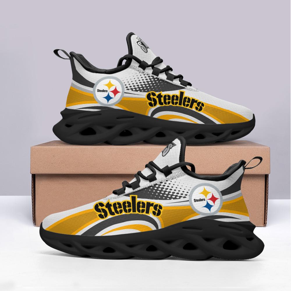 Ideafootwear Pittsburgh Steelers Max Soul Shoes Sneakers For Men And Women 79