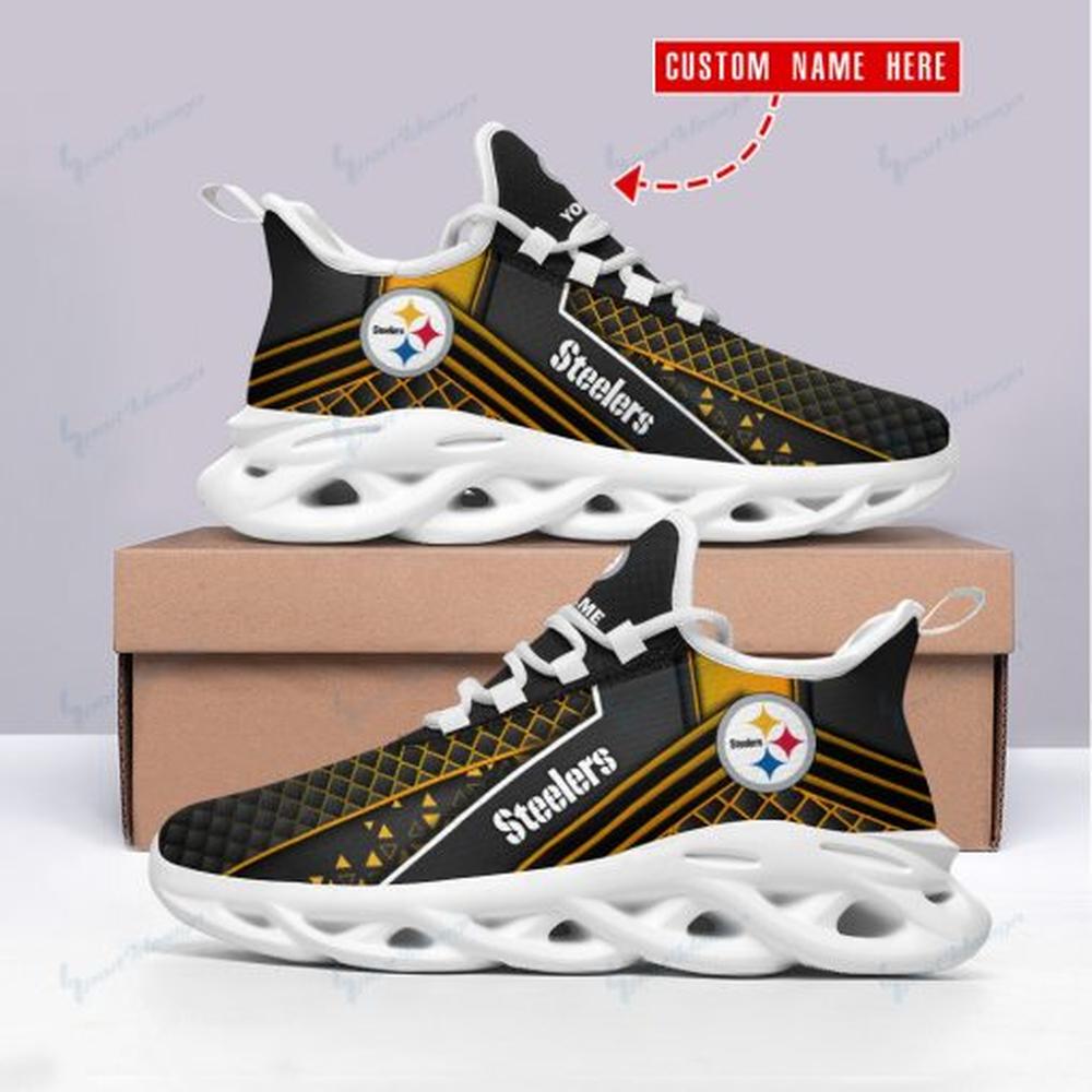 Ideafootwear Pittsburgh Steelers Max Soul Shoes Sneakers For Men And Women 106