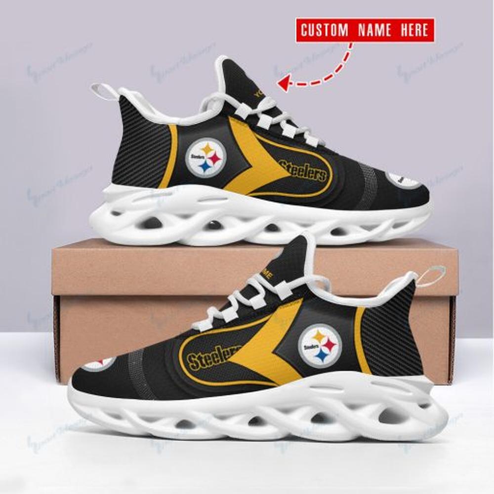 Ideafootwear Pittsburgh Steelers Max Soul Shoes Sneakers For Men And Women 104