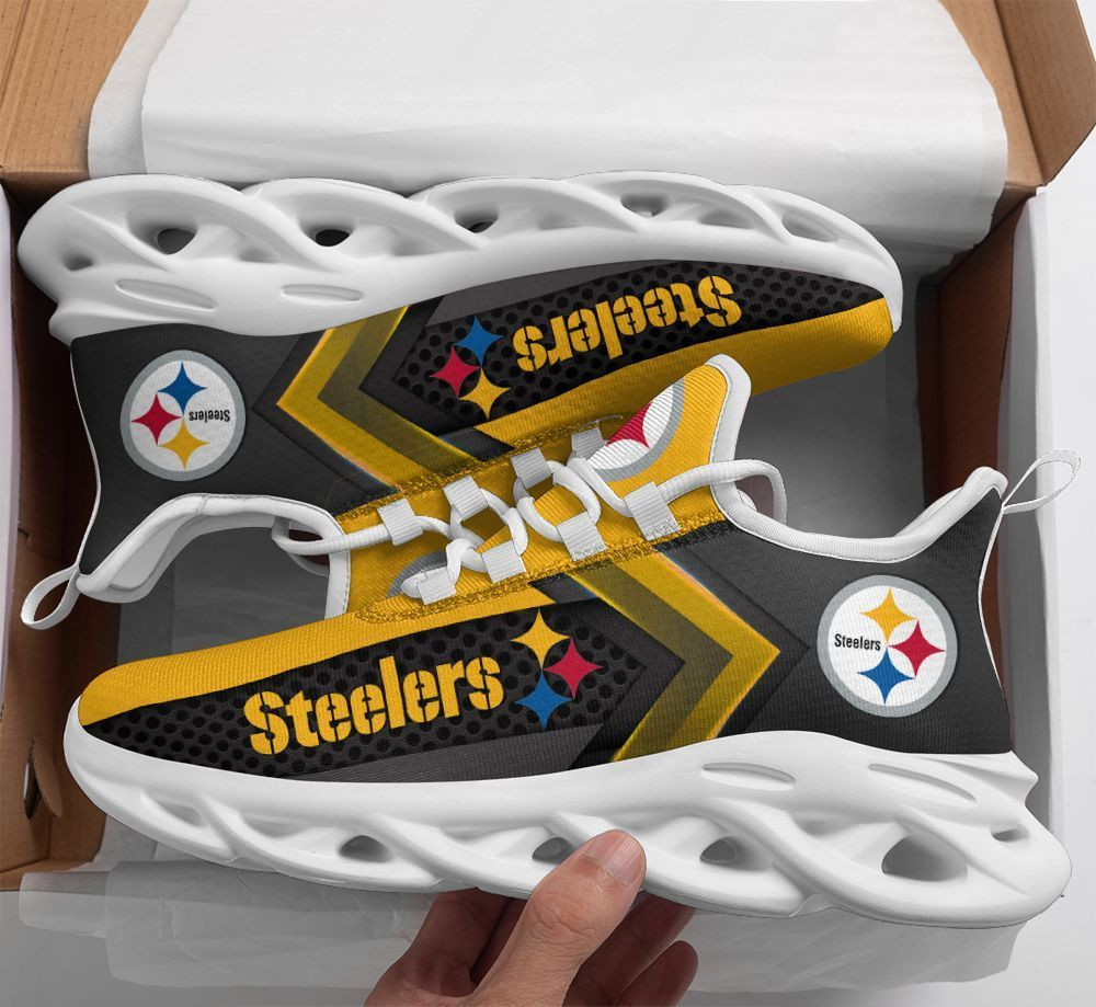 Ideafootwear Pittsburgh Steelers Max Soul Shoes Sneakers For Men And Women 21