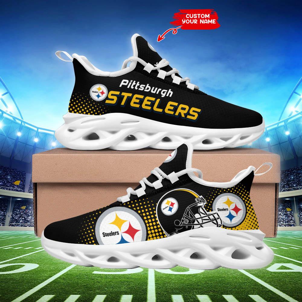 Ideafootwear Pittsburgh Steelers Max Soul Shoes Sneakers For Men And Women 116
