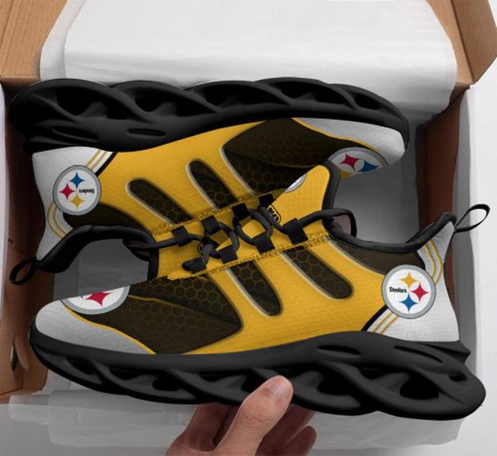 Ideafootwear Pittsburgh Steelers Max Soul Shoes Sneakers For Men And Women 67