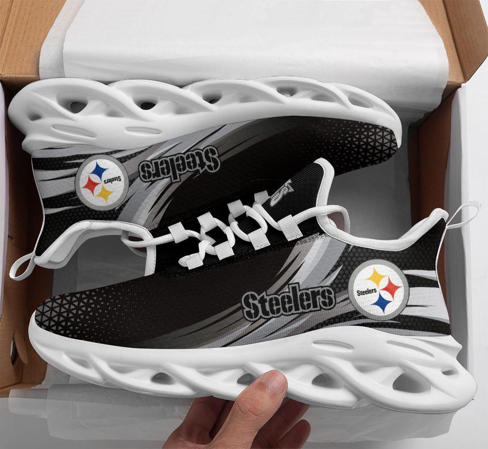 Ideafootwear Pittsburgh Steelers Max Soul Shoes Sneakers For Men And Women 12