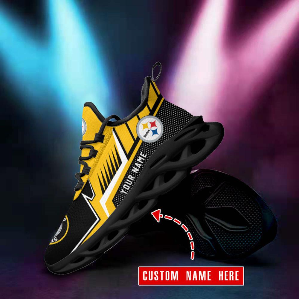 Ideafootwear Pittsburgh Steelers Max Soul Shoes Sneakers For Men And Women 111