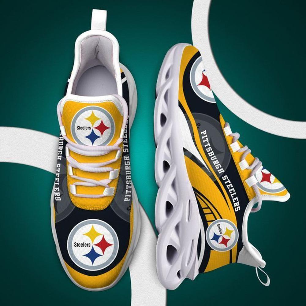 Ideafootwear Pittsburgh Steelers Max Soul Shoes Sneakers For Men And Women 5