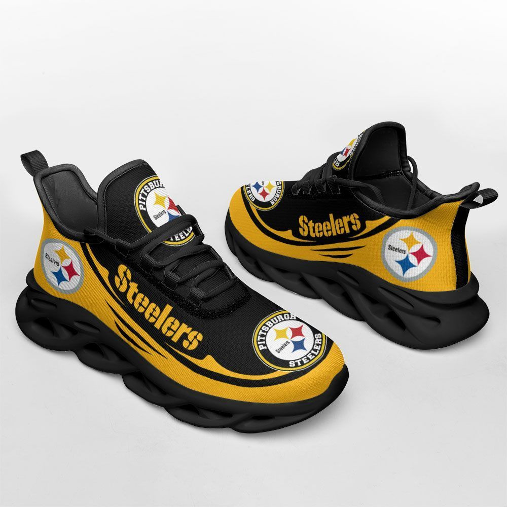 Ideafootwear Pittsburgh Steelers Max Soul Shoes Sneakers For Men And Women 32