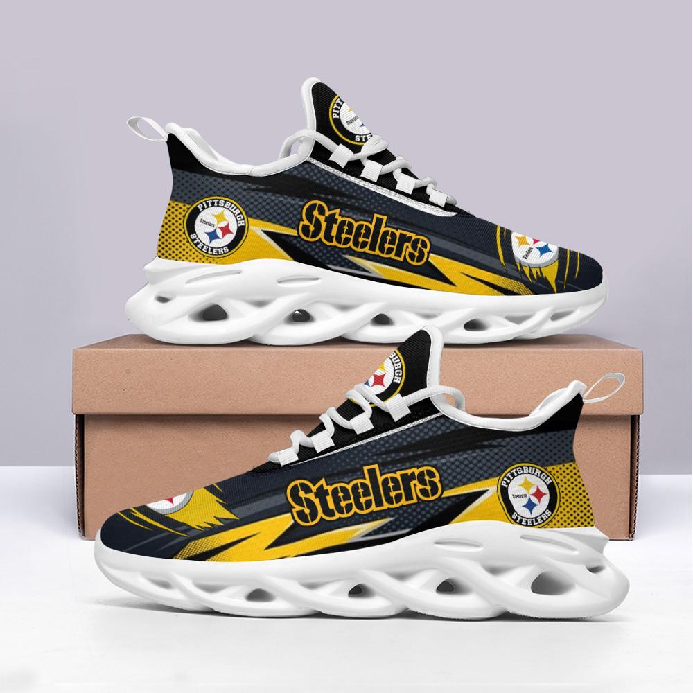 Ideafootwear Pittsburgh Steelers Max Soul Shoes Sneakers For Men And Women 77