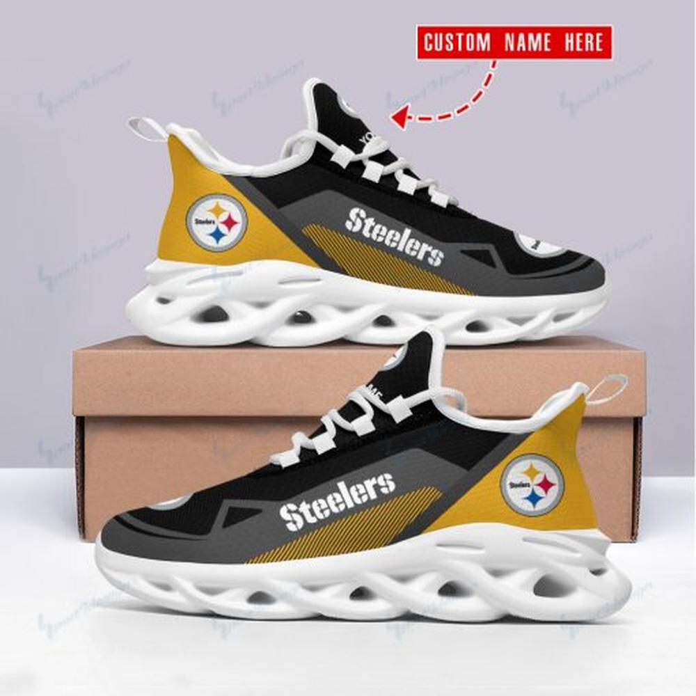 Ideafootwear Pittsburgh Steelers Max Soul Shoes Sneakers For Men And Women 136