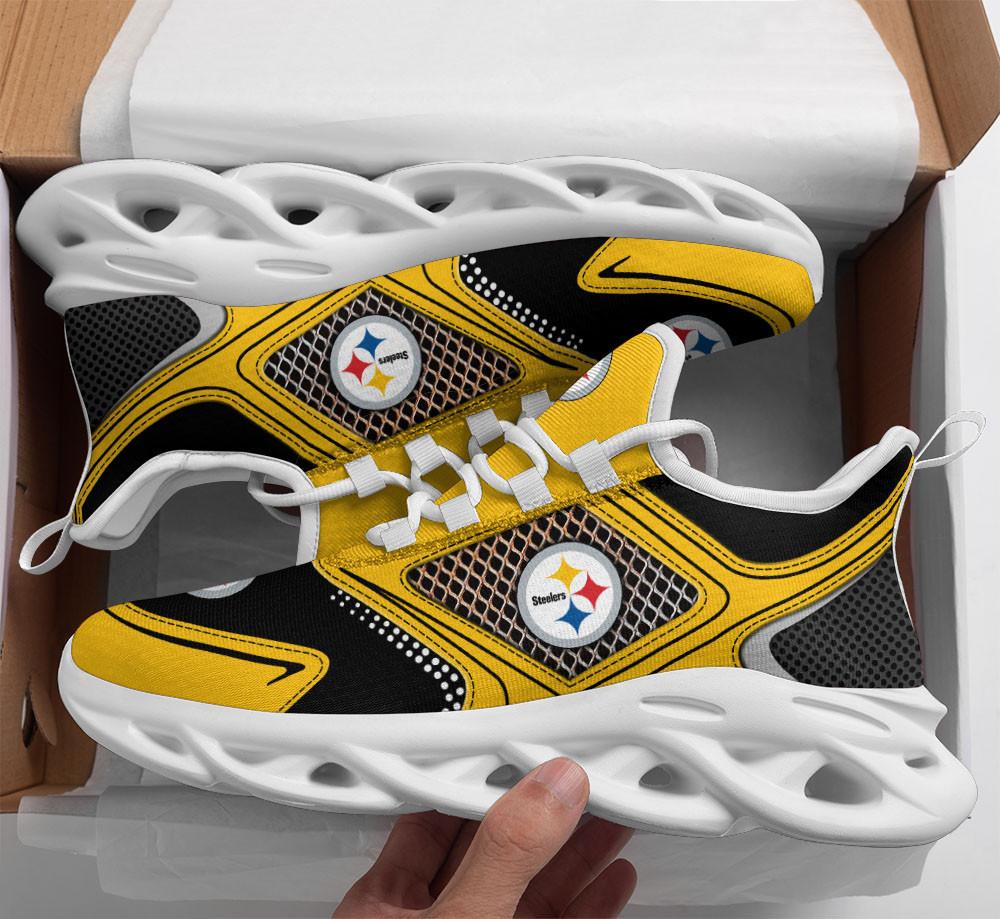 Ideafootwear Pittsburgh Steelers Max Soul Shoes Sneakers For Men And Women 66