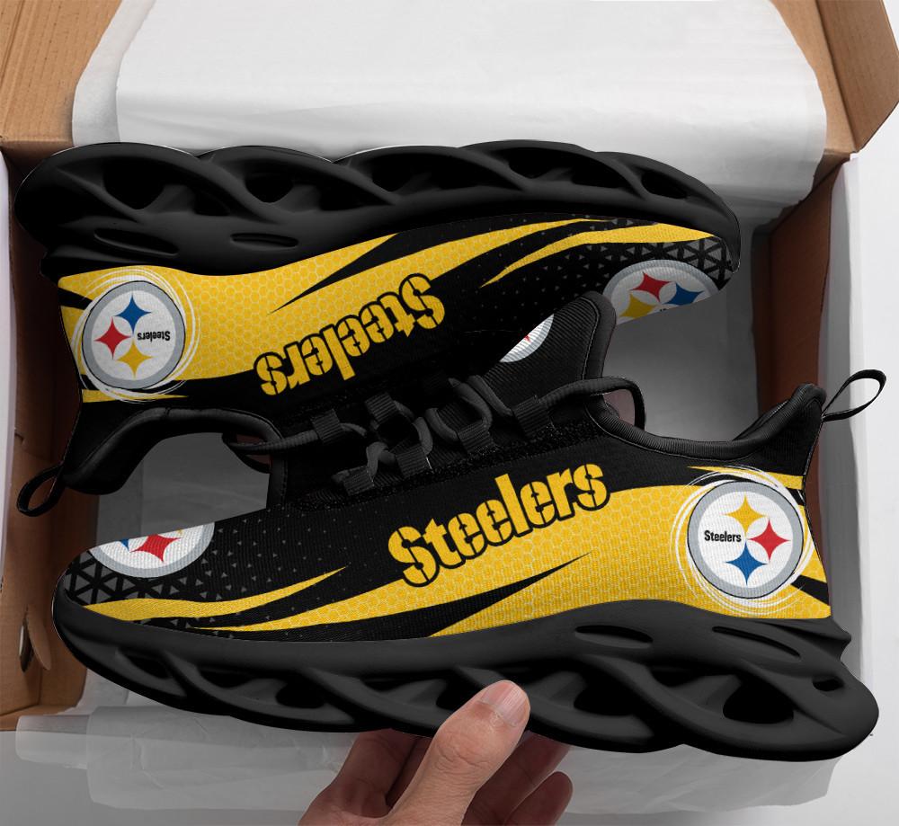 Ideafootwear Pittsburgh Steelers Max Soul Shoes Sneakers For Men And Women 48