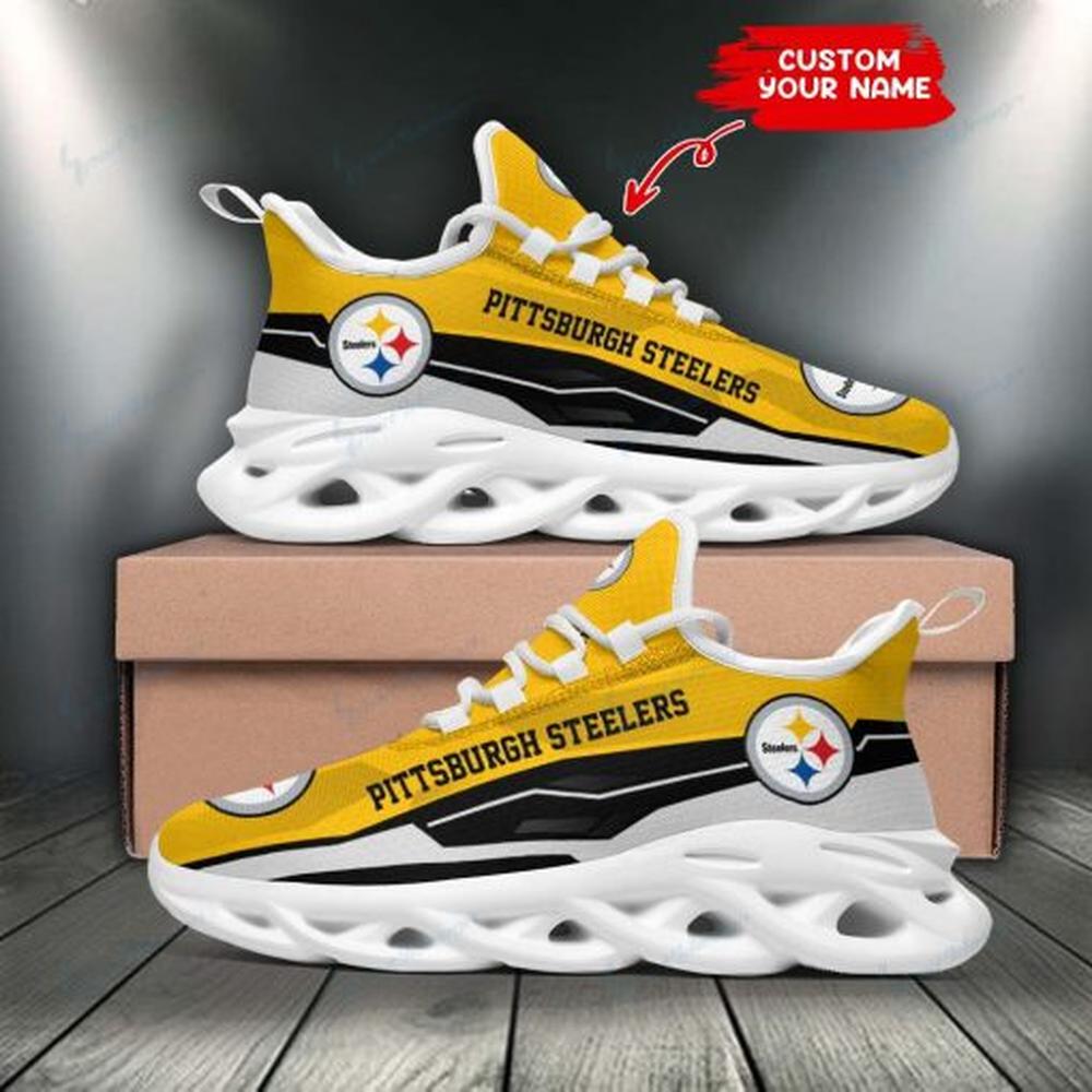 Ideafootwear Pittsburgh Steelers Max Soul Shoes Sneakers For Men And Women 105