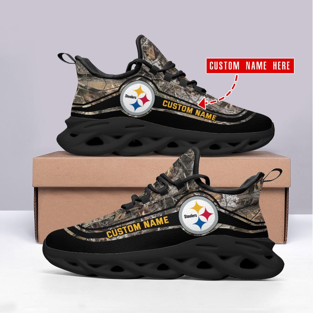 Ideafootwear Pittsburgh Steelers Max Soul Shoes Sneakers For Men And Women 112