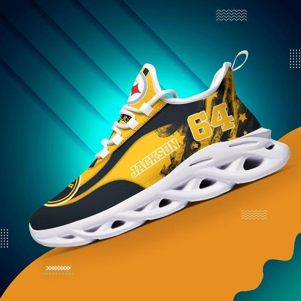 Ideafootwear Pittsburgh Steelers Max Soul Shoes Sneakers For Men And Women 120