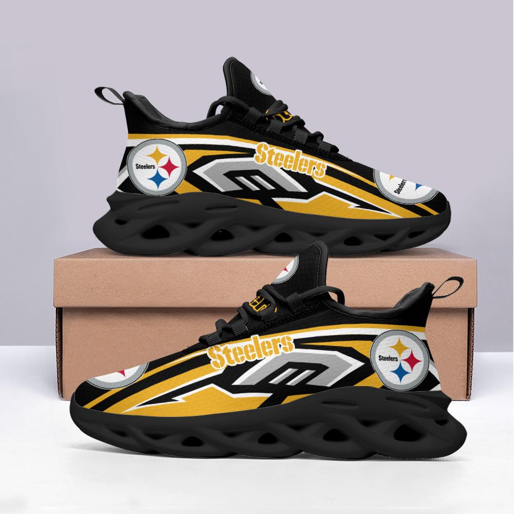 Ideafootwear Pittsburgh Steelers Max Soul Shoes Sneakers For Men And Women 64