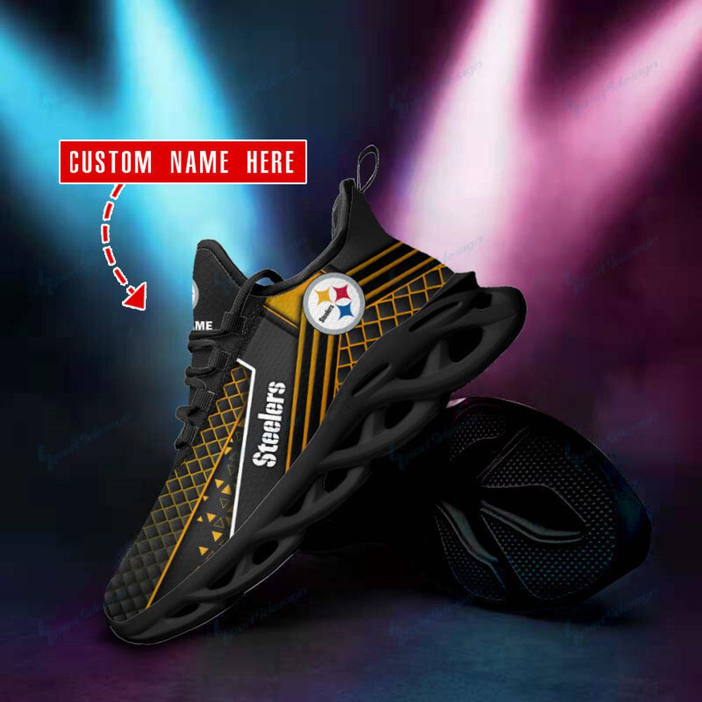 Ideafootwear Pittsburgh Steelers Max Soul Shoes Sneakers For Men And Women 106