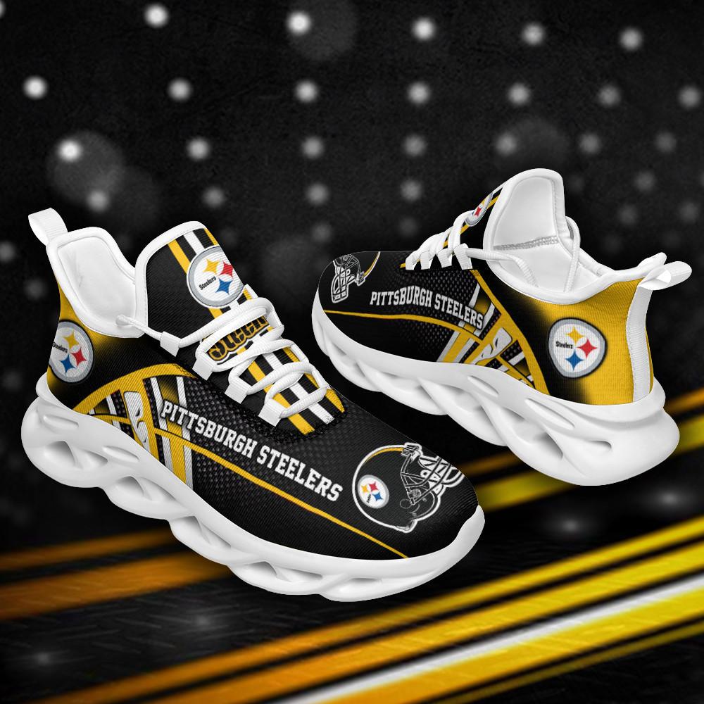 Ideafootwear Pittsburgh Steelers Max Soul Shoes Sneakers For Men And Women 53