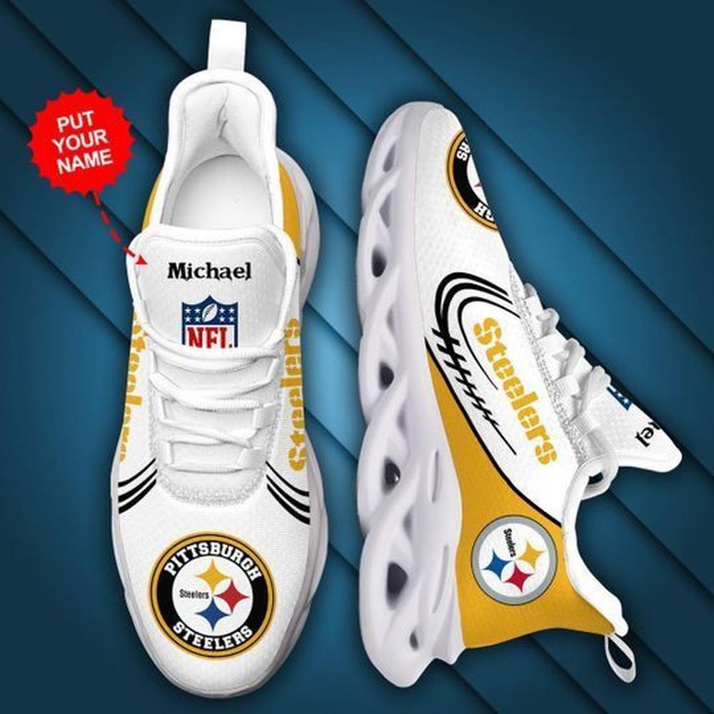 Ideafootwear Pittsburgh Steelers Max Soul Shoes Sneakers For Men And Women 121