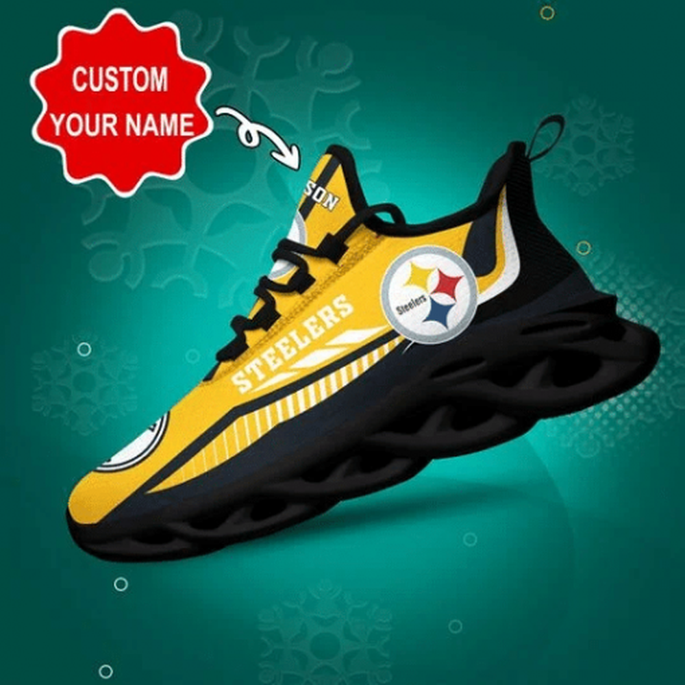 Ideafootwear Pittsburgh Steelers Max Soul Shoes Sneakers For Men And Women 26