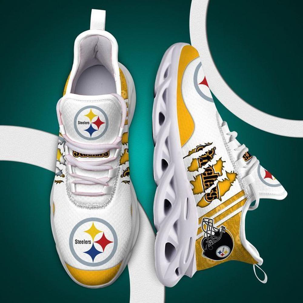 Ideafootwear Pittsburgh Steelers Max Soul Shoes Sneakers For Men And Women 2