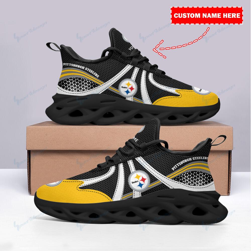 Ideafootwear Pittsburgh Steelers Max Soul Shoes Sneakers For Men And Women 98