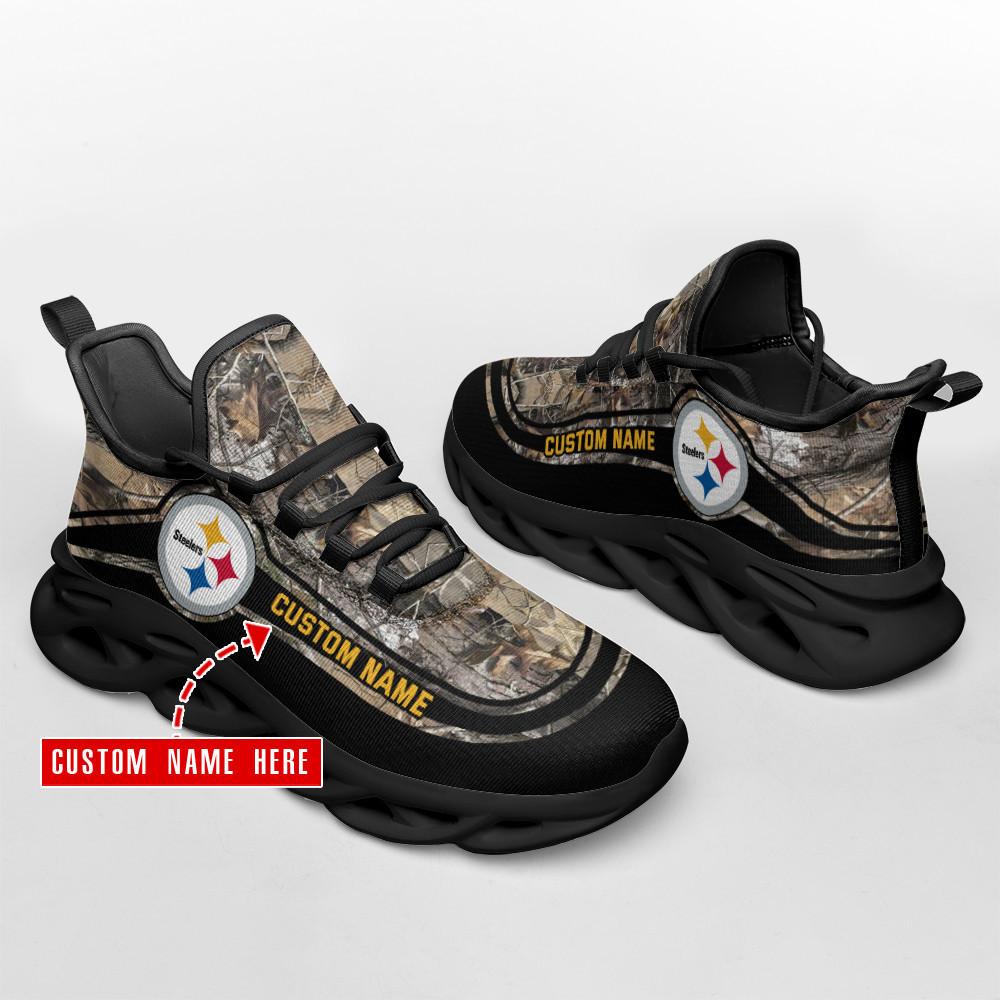 Ideafootwear Pittsburgh Steelers Max Soul Shoes Sneakers For Men And Women 112