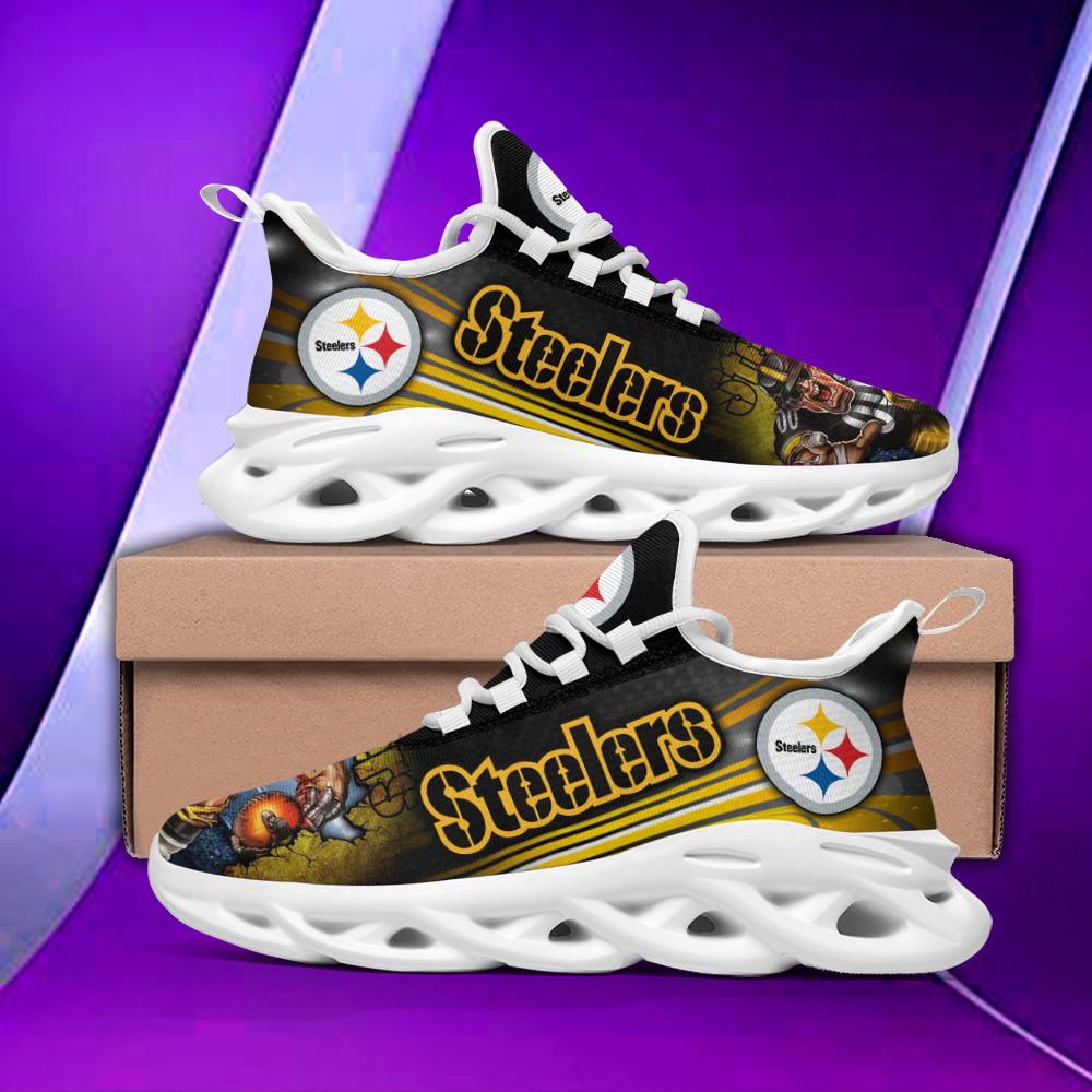 Ideafootwear Pittsburgh Steelers Max Soul Shoes Sneakers For Men And Women 78