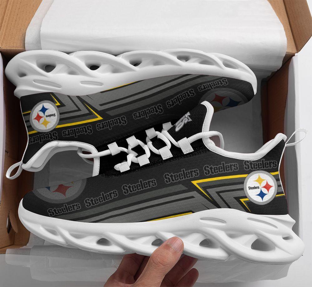 Ideafootwear Pittsburgh Steelers Max Soul Shoes Sneakers For Men And Women 15