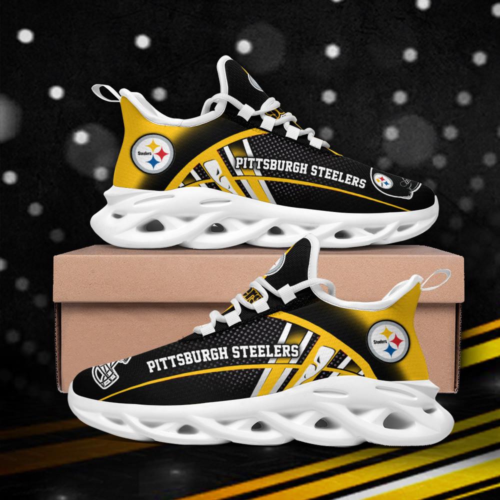 Ideafootwear Pittsburgh Steelers Max Soul Shoes Sneakers For Men And Women 53