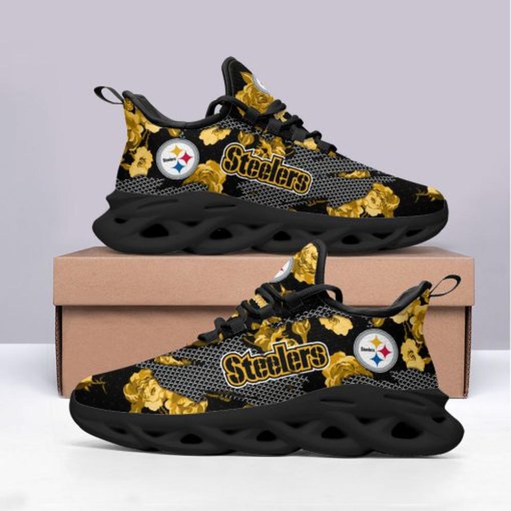 Ideafootwear Pittsburgh Steelers Max Soul Shoes Sneakers For Men And Women 118