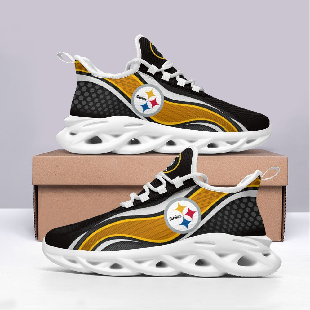 Ideafootwear Pittsburgh Steelers Max Soul Shoes Sneakers For Men And Women 161