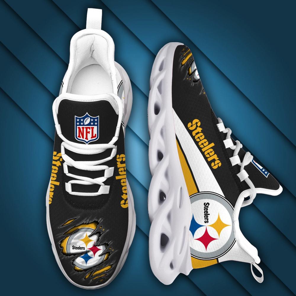 Ideafootwear Pittsburgh Steelers Max Soul Shoes Sneakers For Men And Women 51