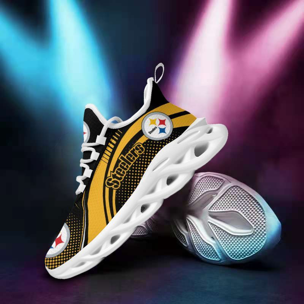 Ideafootwear Pittsburgh Steelers Max Soul Shoes Sneakers For Men And Women 153