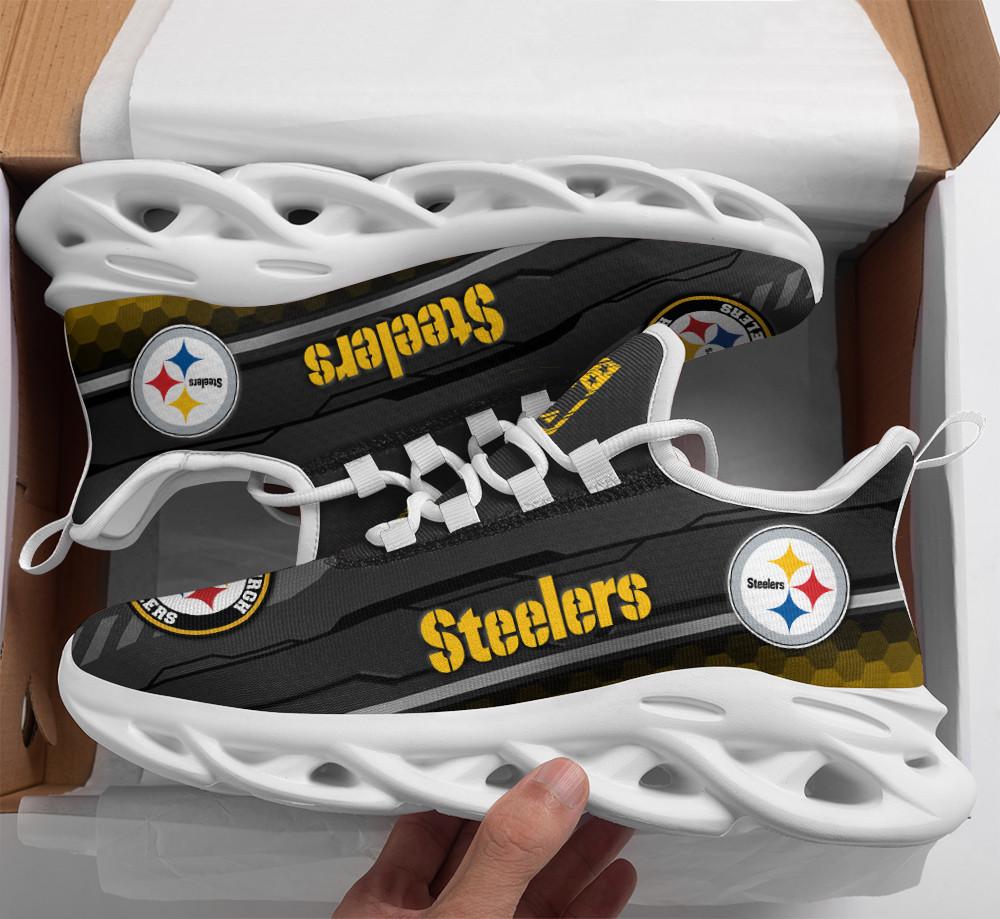 Ideafootwear Pittsburgh Steelers Max Soul Shoes Sneakers For Men And Women 115