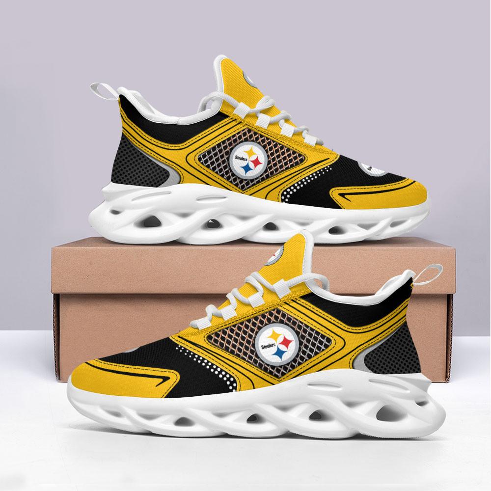 Ideafootwear Pittsburgh Steelers Max Soul Shoes Sneakers For Men And Women 66